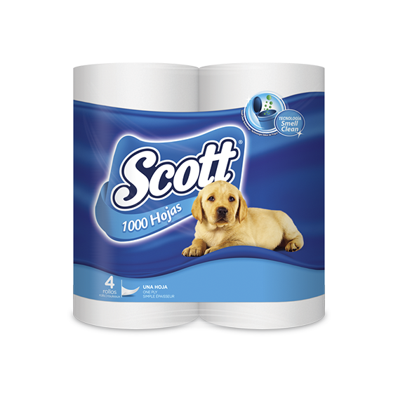 PAPEL HIGIENICO SCOTT MIL HOJAS 