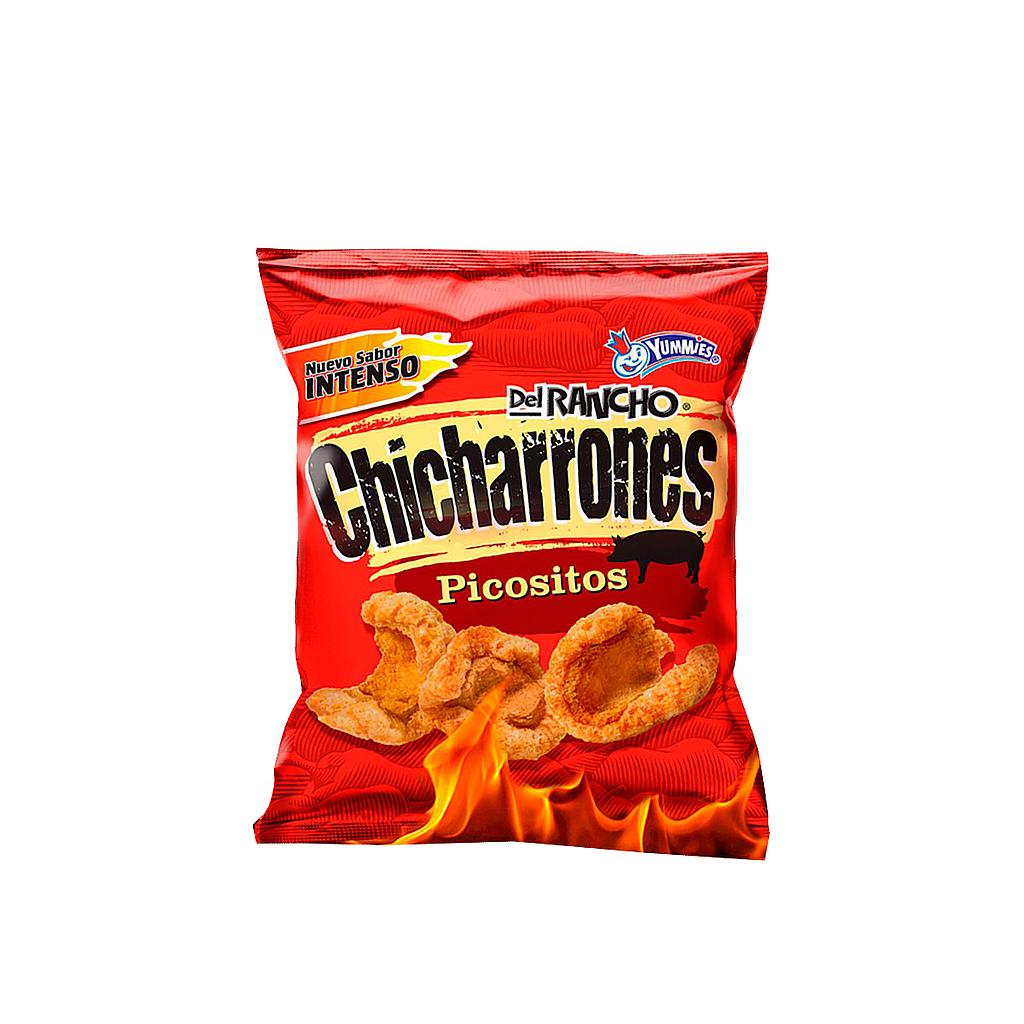 DEL RANCHO CHICHARRON PICOSITO 100 GR