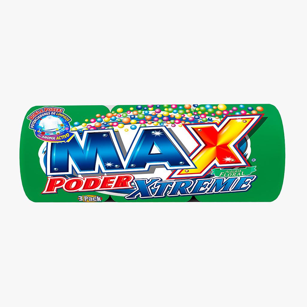 JABON MAX VERDE VIEJO SUPER BOLA 425GRS 3PACK