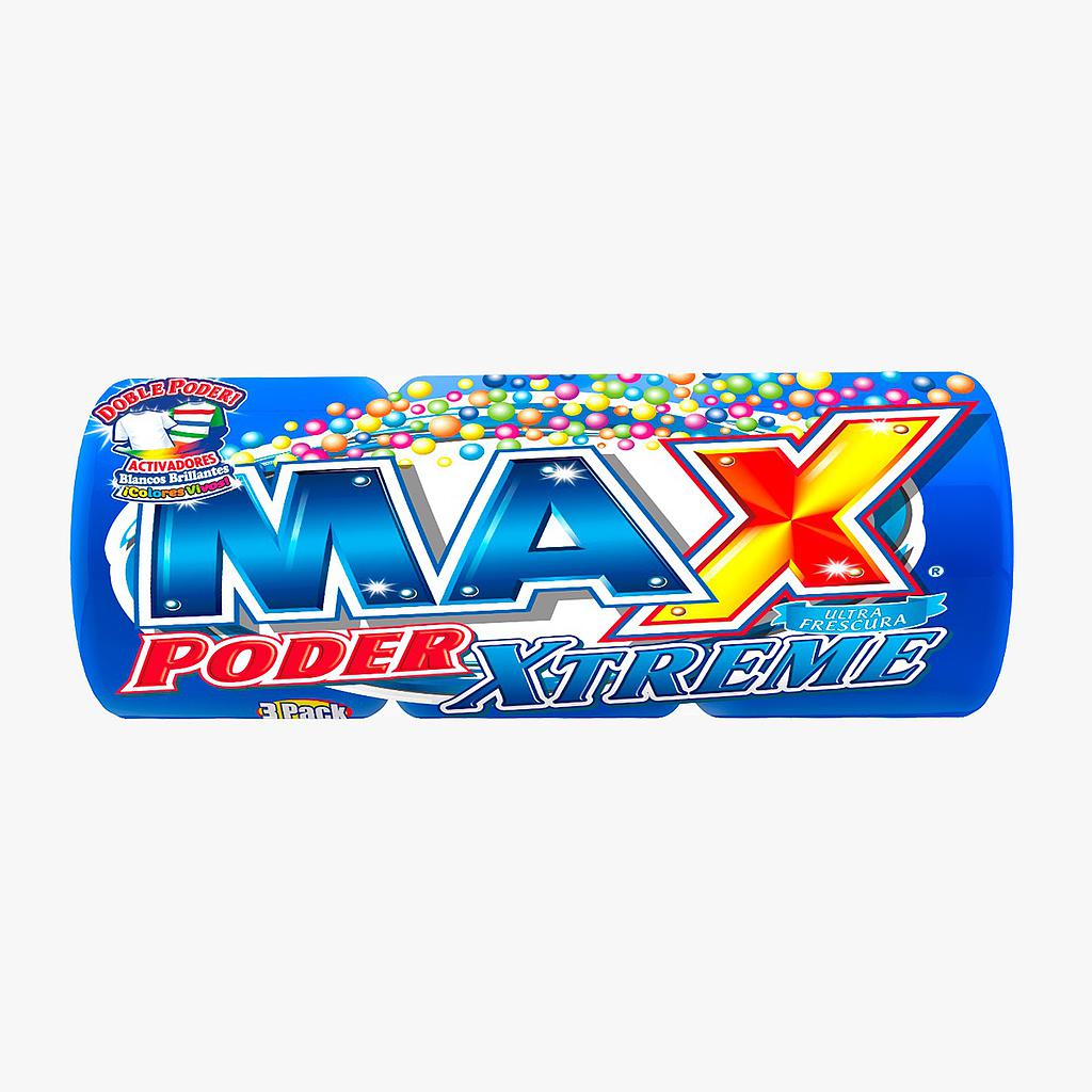 JABÓN MAX AZUL SUPER BOLA 425GRS 3PACK