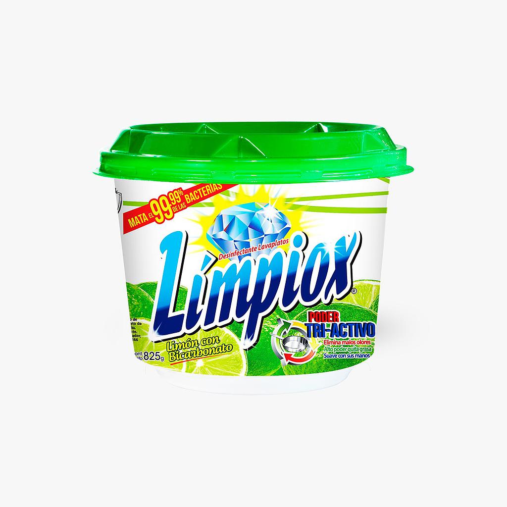 LIMPIOX CREMA LAVAPLATOS LIMON 825GRS