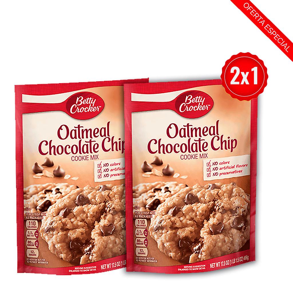 2 PACK BETTY CROCKER COOKIE MIX OATMEAL CHOCO CHIP