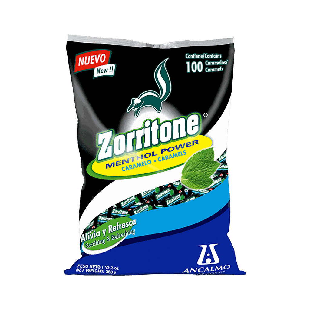 CARAMELOS ZORRITONE POWER MENTA