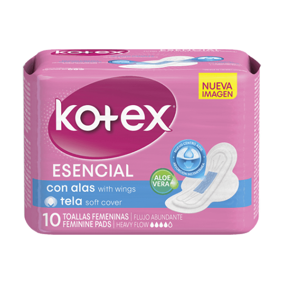 KOTEX CON ALAS ESENCIAL 