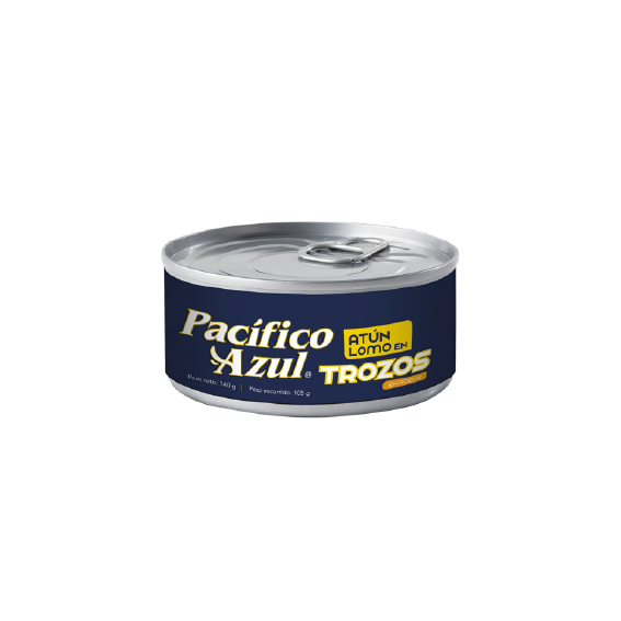 ATUN PACIFICO AZUL TROZOS EN ACEITE 140GR