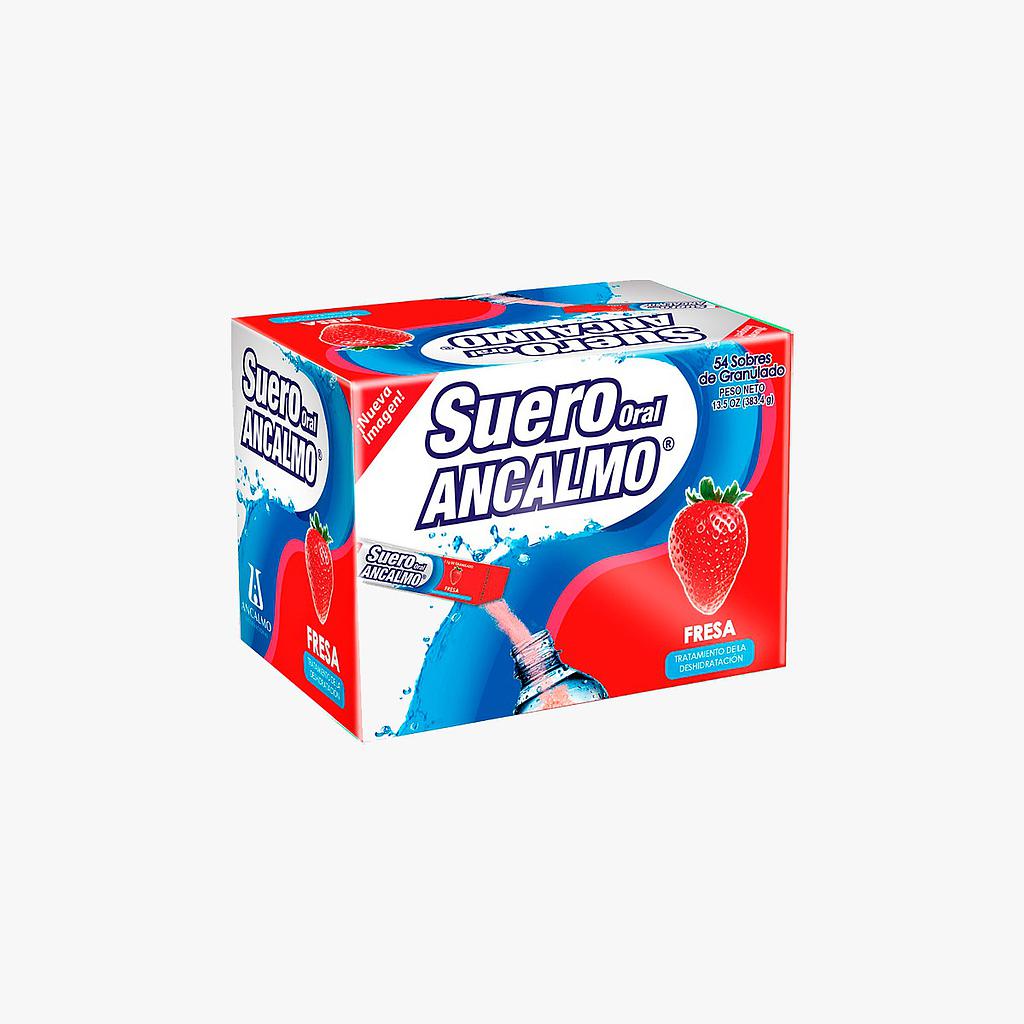 SUERO ORAL ANCALMO 54 STICKS SABOR FRESA